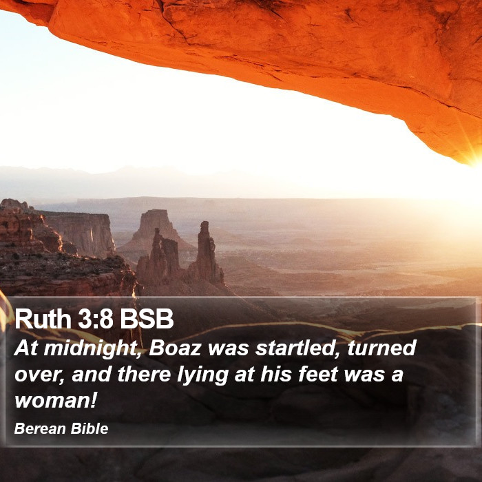 Ruth 3:8 BSB Bible Study