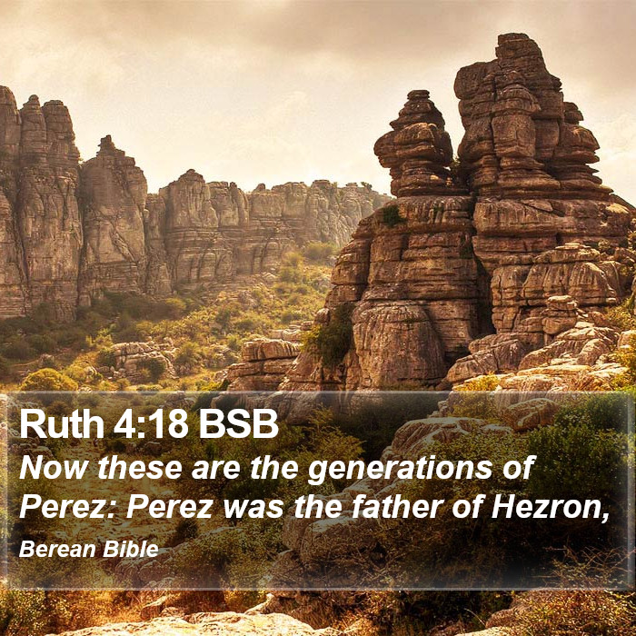 Ruth 4:18 BSB Bible Study