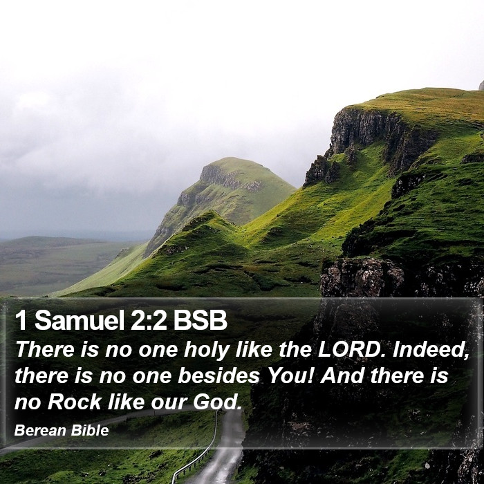 1 Samuel 2:2 BSB Bible Study