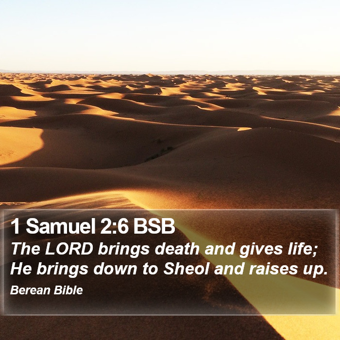 1 Samuel 2:6 BSB Bible Study