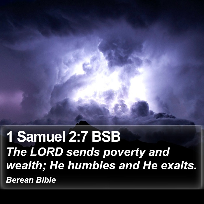 1 Samuel 2:7 BSB Bible Study