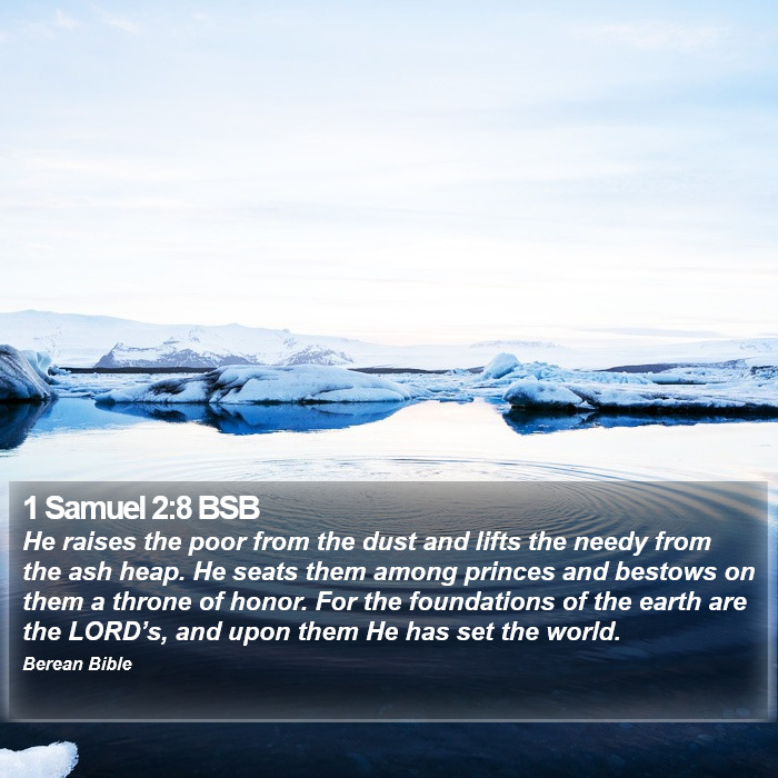 1 Samuel 2:8 BSB Bible Study