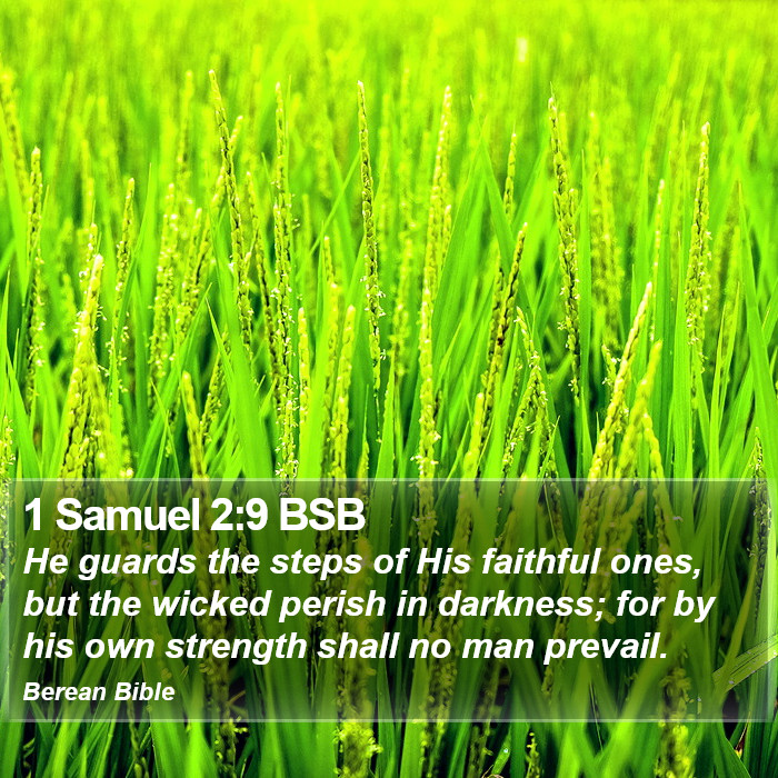 1 Samuel 2:9 BSB Bible Study