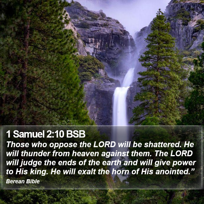 1 Samuel 2:10 BSB Bible Study