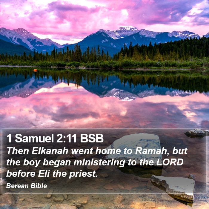 1 Samuel 2:11 BSB Bible Study