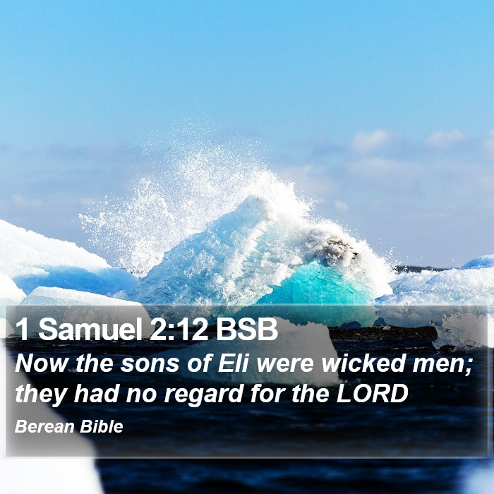 1 Samuel 2:12 BSB Bible Study