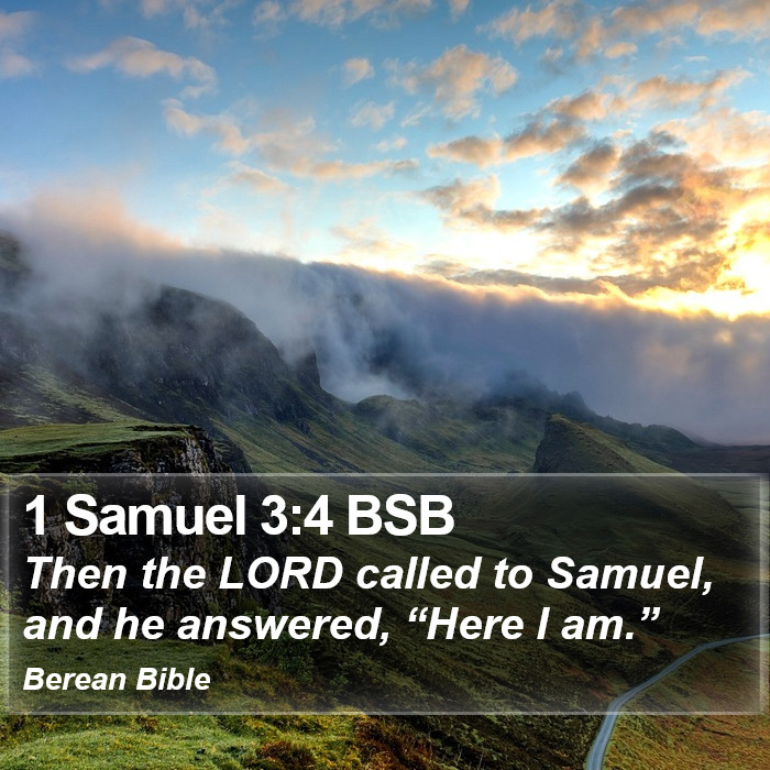 1 Samuel 3:4 BSB Bible Study