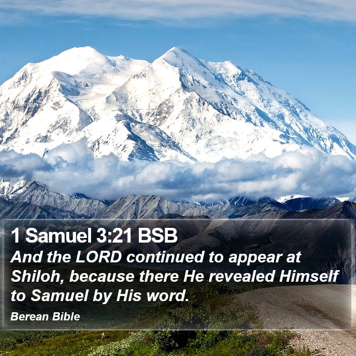 1 Samuel 3:21 BSB Bible Study