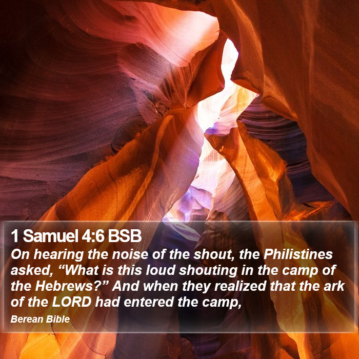 1 Samuel 4:6 BSB Bible Study