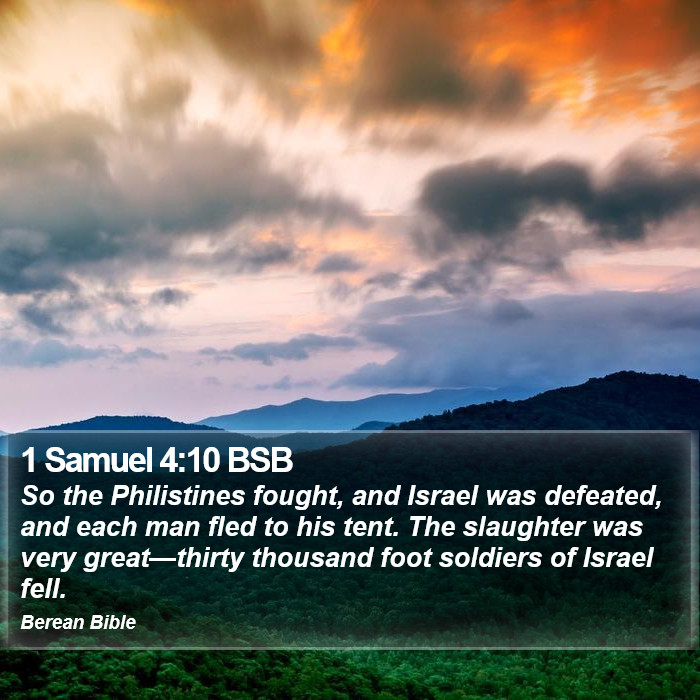 1 Samuel 4:10 BSB Bible Study