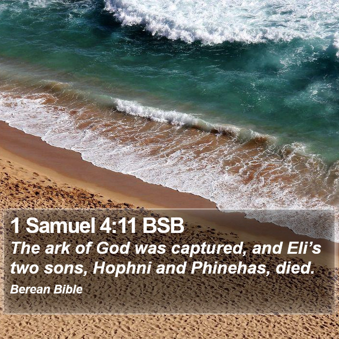 1 Samuel 4:11 BSB Bible Study