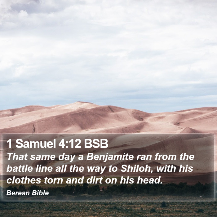 1 Samuel 4:12 BSB Bible Study