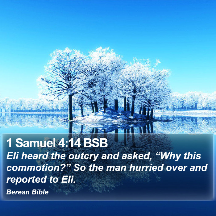 1 Samuel 4:14 BSB Bible Study