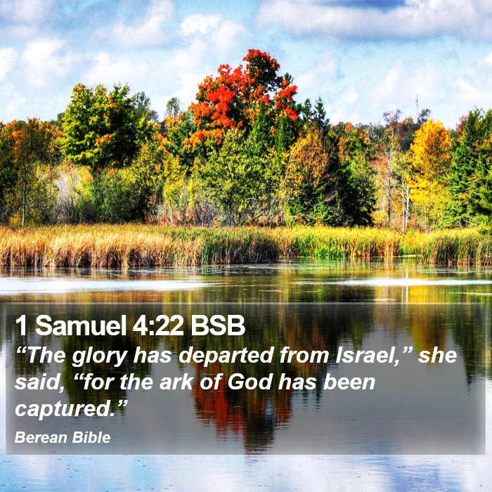 1 Samuel 4:22 BSB Bible Study