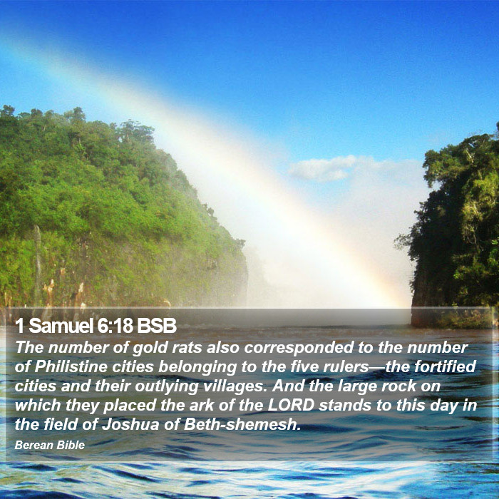 1 Samuel 6:18 BSB Bible Study