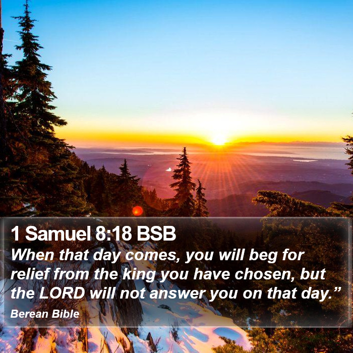 1 Samuel 8:18 BSB Bible Study