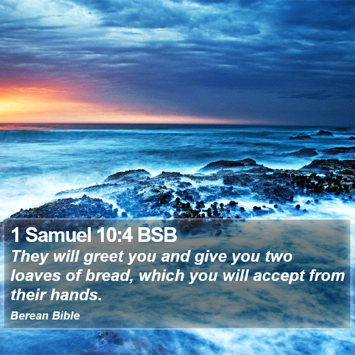 1 Samuel 10:4 BSB Bible Study