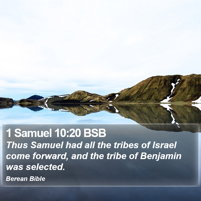 1 Samuel 10:20 BSB Bible Study