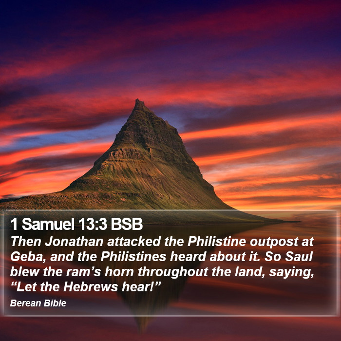 1 Samuel 13:3 BSB Bible Study