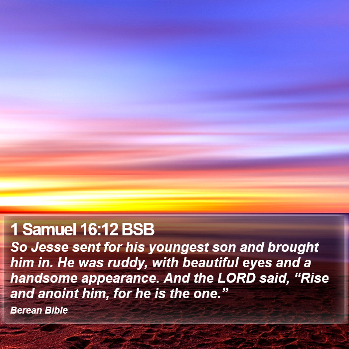 1 Samuel 16:12 BSB Bible Study