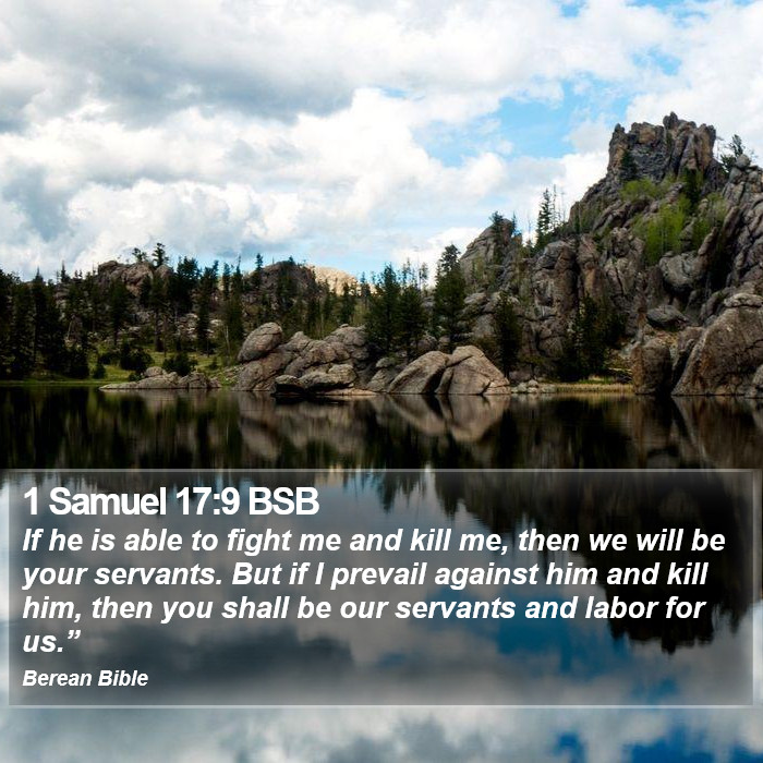 1 Samuel 17:9 BSB Bible Study