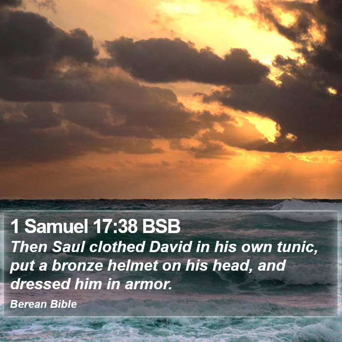 1 Samuel 17:38 BSB Bible Study