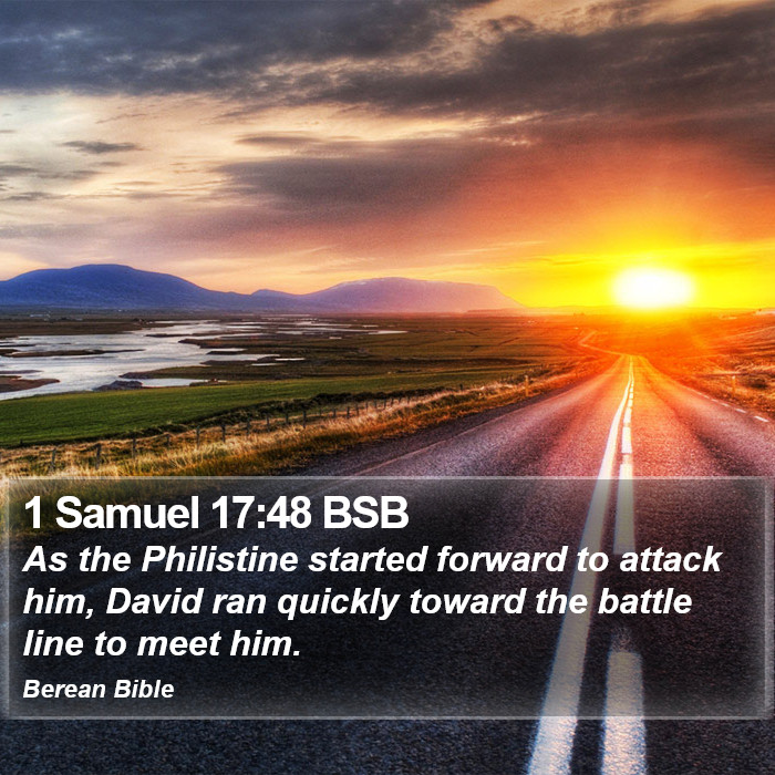 1 Samuel 17:48 BSB Bible Study