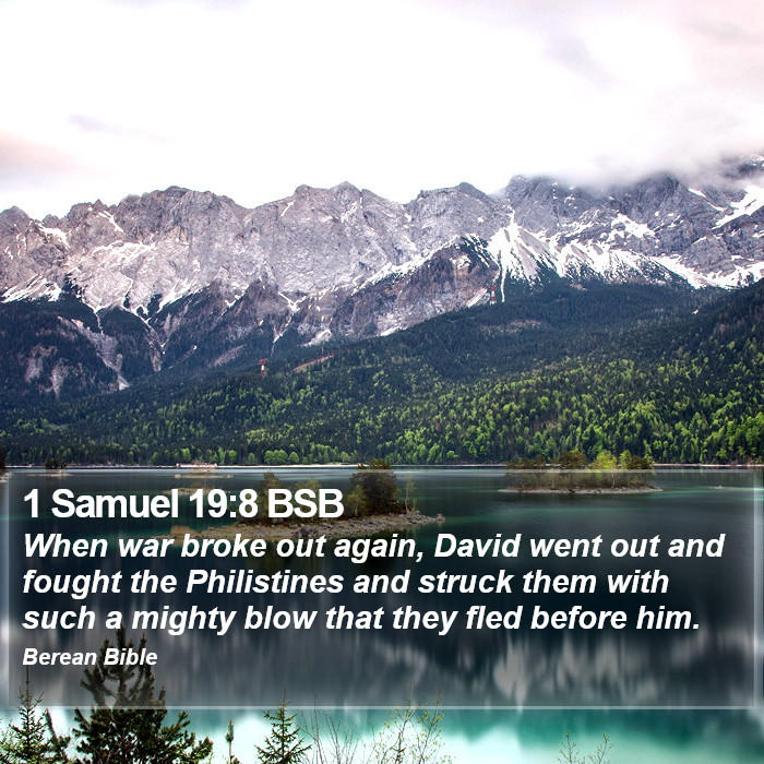 1 Samuel 19:8 BSB Bible Study