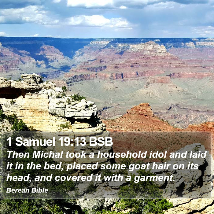 1 Samuel 19:13 BSB Bible Study