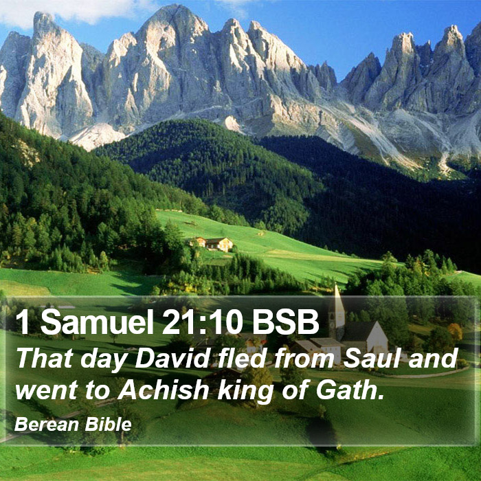 1 Samuel 21:10 BSB Bible Study