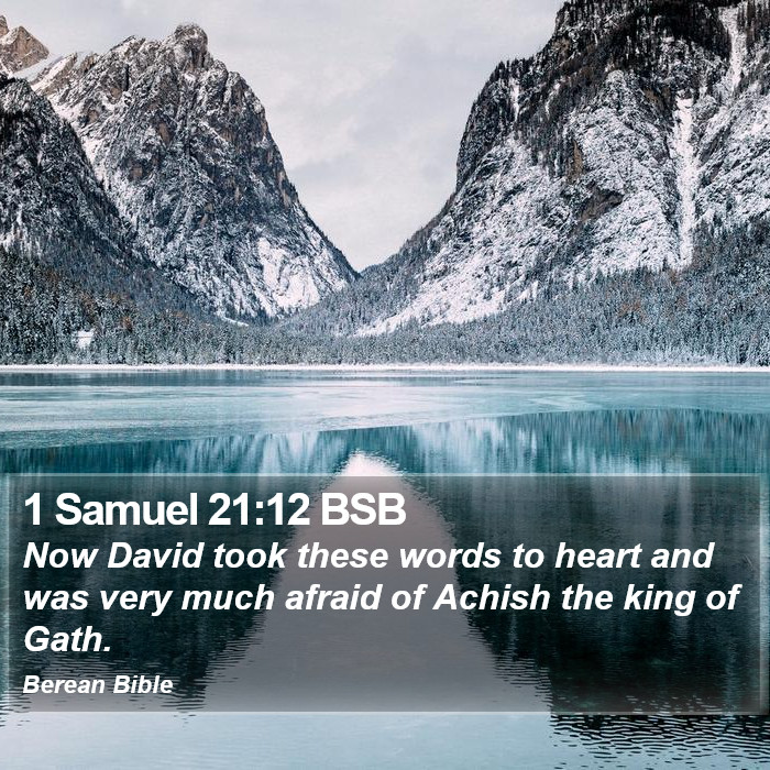 1 Samuel 21:12 BSB Bible Study