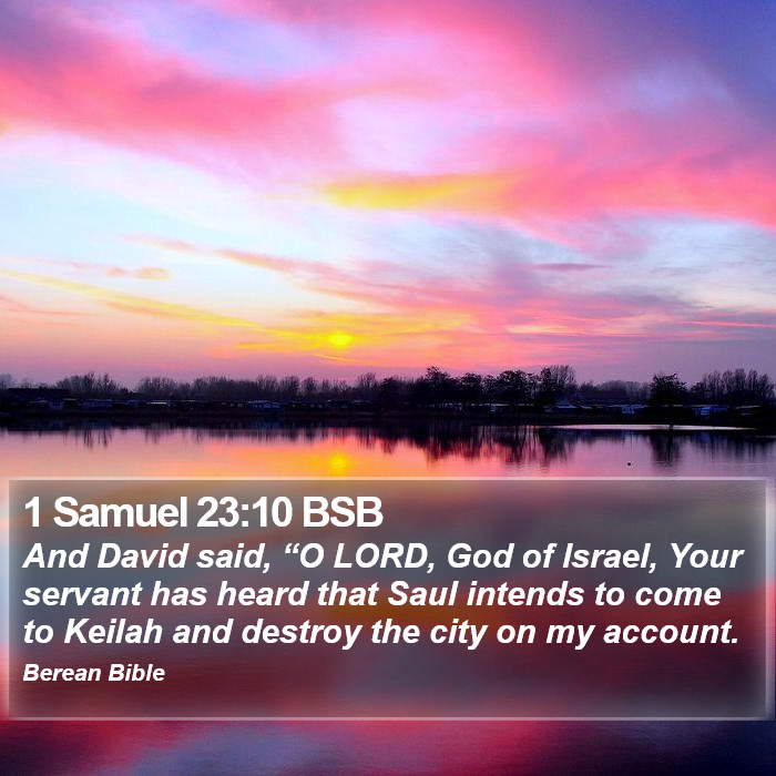 1 Samuel 23:10 BSB Bible Study