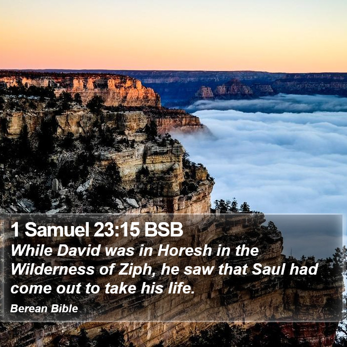 1 Samuel 23:15 BSB Bible Study