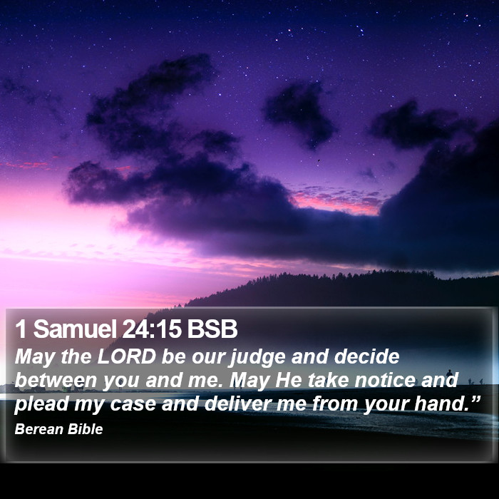 1 Samuel 24:15 BSB Bible Study