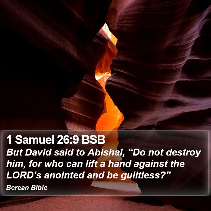 1 Samuel 26:9 BSB Bible Study