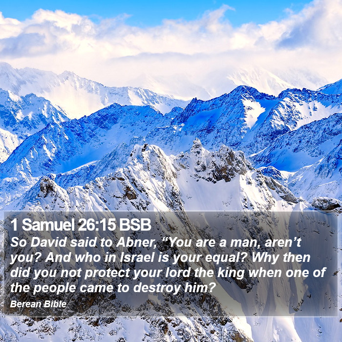 1 Samuel 26:15 BSB Bible Study