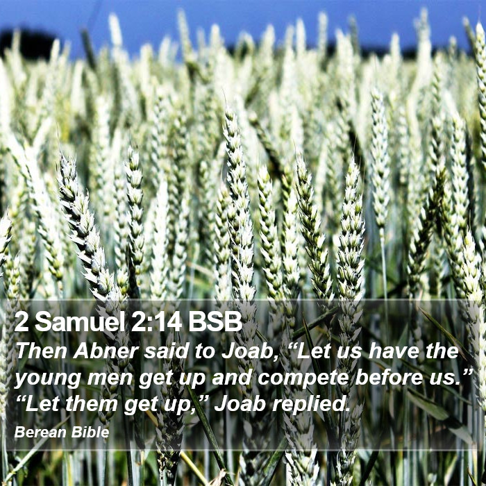 2 Samuel 2:14 BSB Bible Study