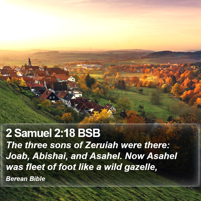 2 Samuel 2:18 BSB Bible Study