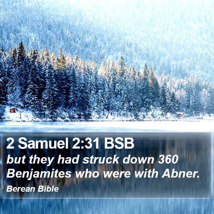 2 Samuel 2:31 BSB Bible Study