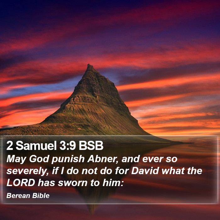 2 Samuel 3:9 BSB Bible Study