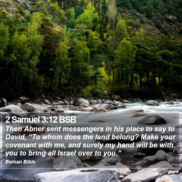 2 Samuel 3:12 BSB Bible Study