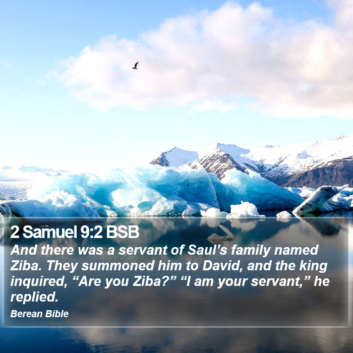 2 Samuel 9:2 BSB Bible Study