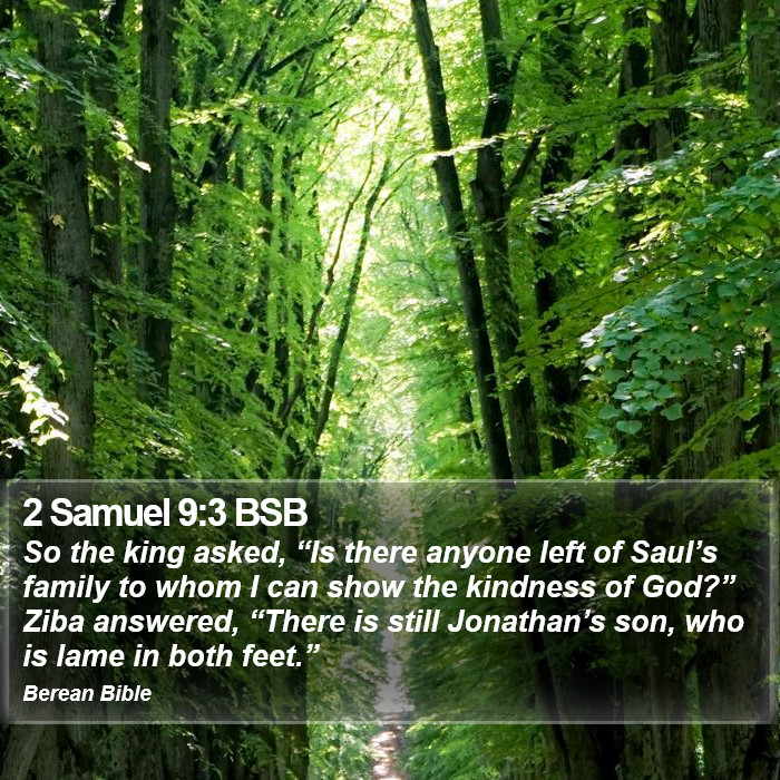 2 Samuel 9:3 BSB Bible Study