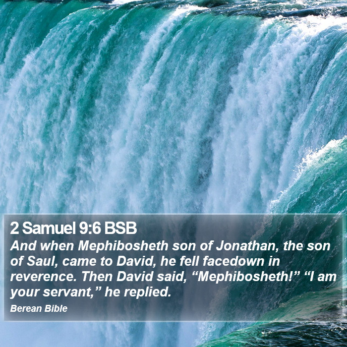 2 Samuel 9:6 BSB Bible Study