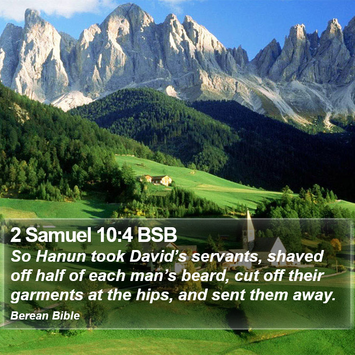 2 Samuel 10:4 BSB Bible Study