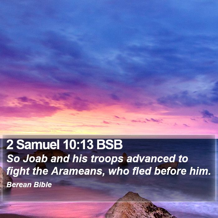 2 Samuel 10:13 BSB Bible Study