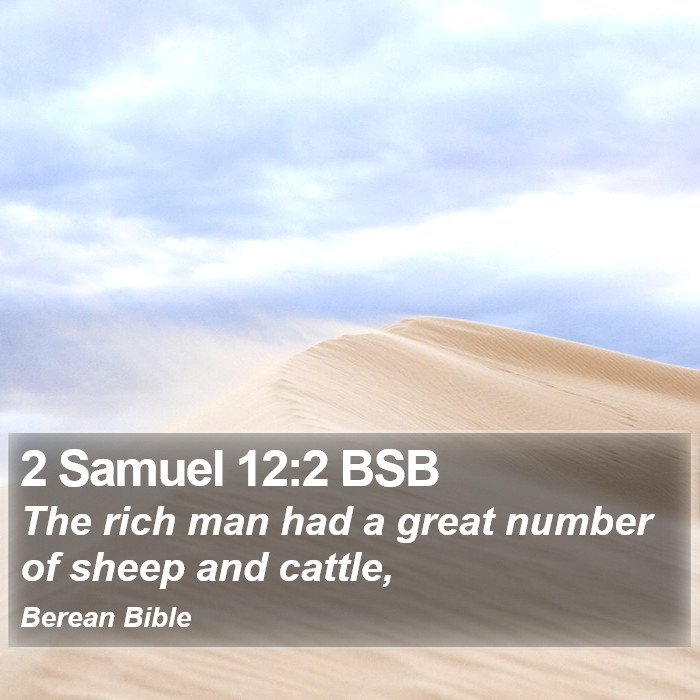 2 Samuel 12:2 BSB Bible Study