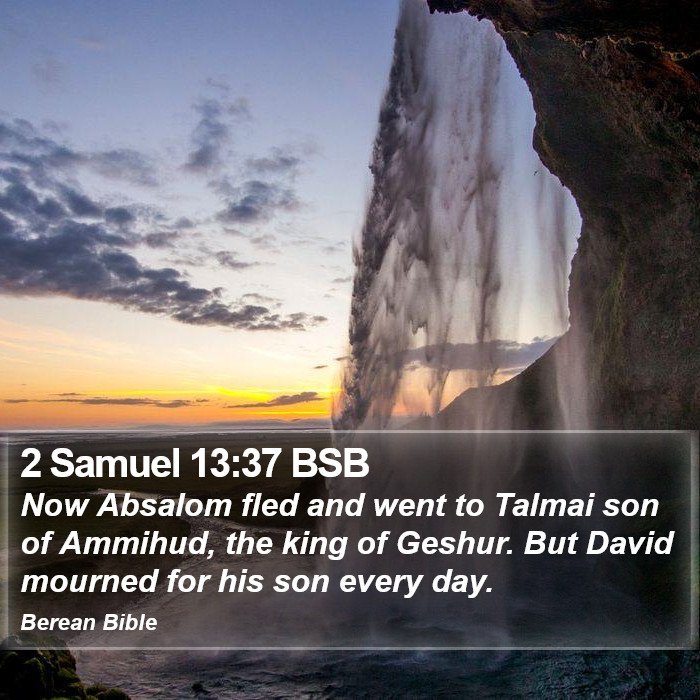 2 Samuel 13:37 BSB Bible Study