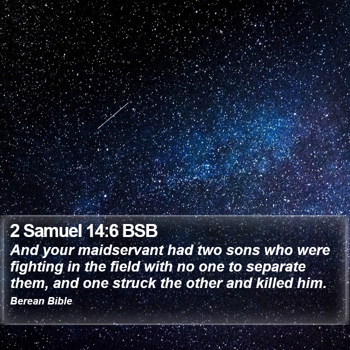 2 Samuel 14:6 BSB Bible Study