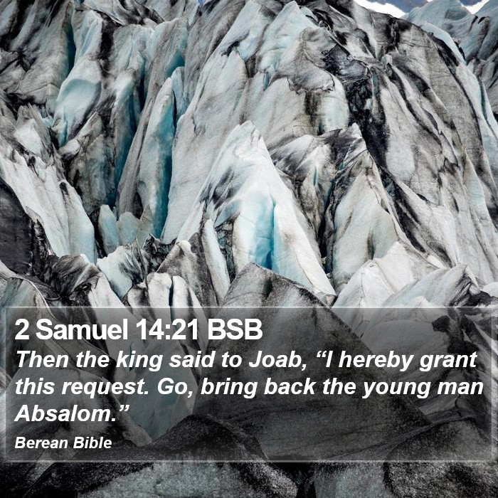 2 Samuel 14:21 BSB Bible Study